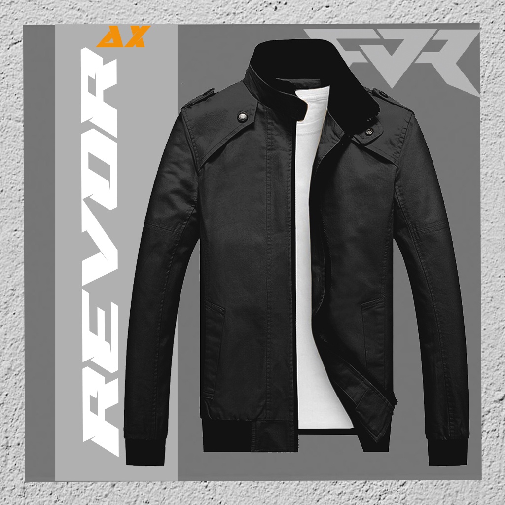 Revor AX Jaket Motor Kanvas Premium