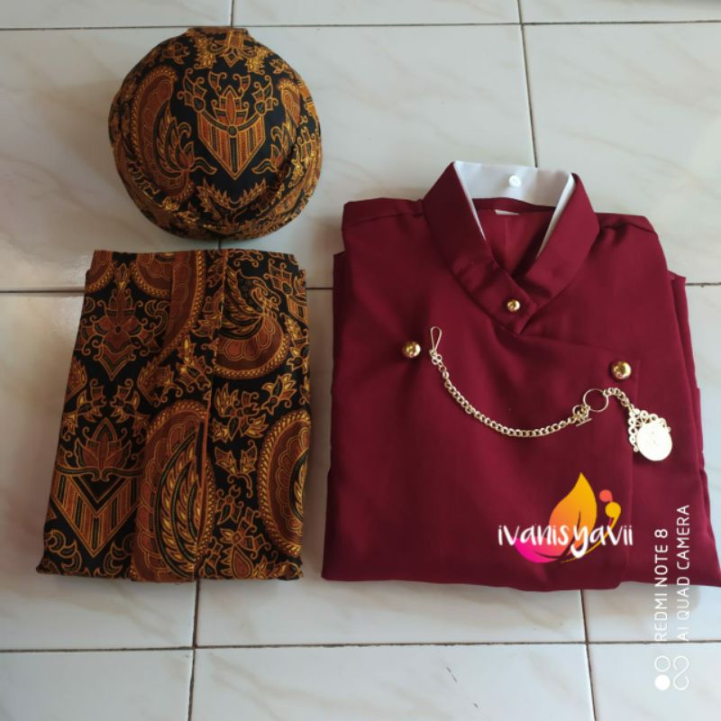 Baju Manggolo/ Baju Pagar Bagus (BONUS) Benggol Beskap