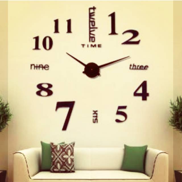 Jam dinding tempel DIY jumbo