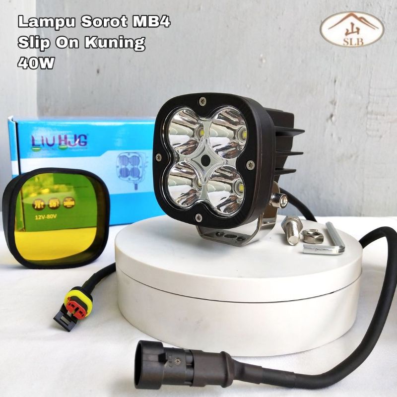 Lampu Sorot Cree MB4 40W Slip On Kuning HJG