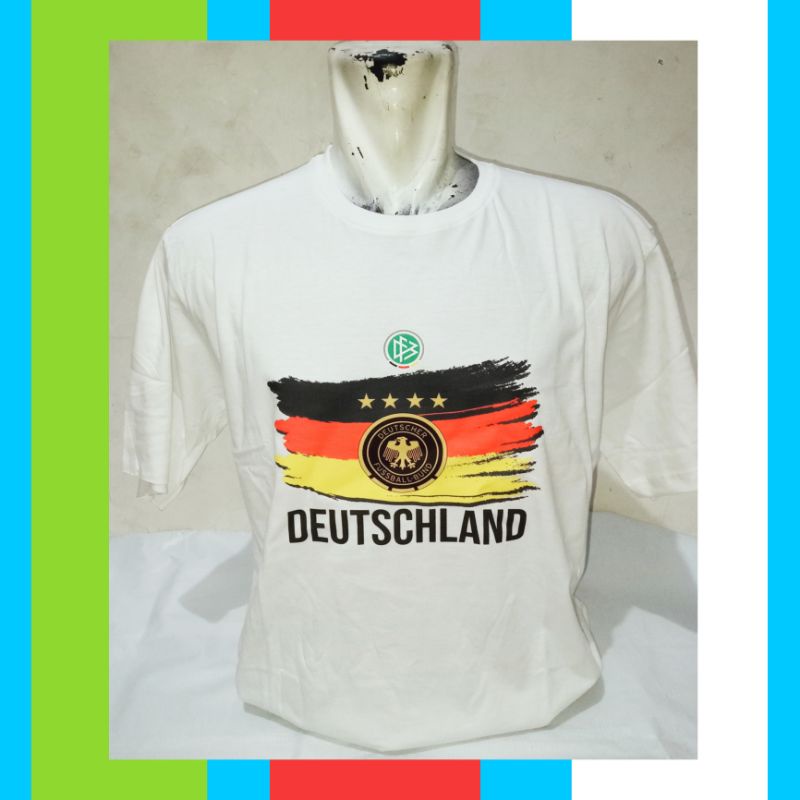 Kaos sablon DTF Jerman deutscland kaos distro timnas  bola
