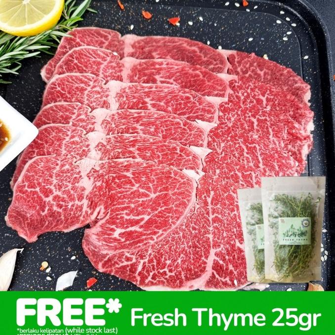 

JAPANESE WAGYU A5 MARUKAWA BEEF SLICE 150GR FSDGDF252