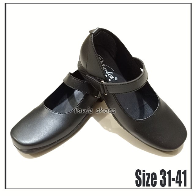 Viola Paskibra 31-41 / Sepatu Paskibra Upacara Anak Dewasa Perempuan / Sepatu Hak Pantopel Wanita