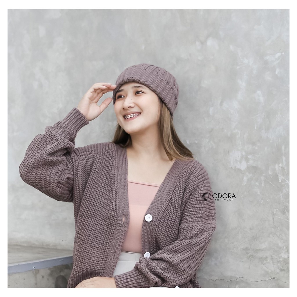 Cardigan rajut premium (Carra)-Milo