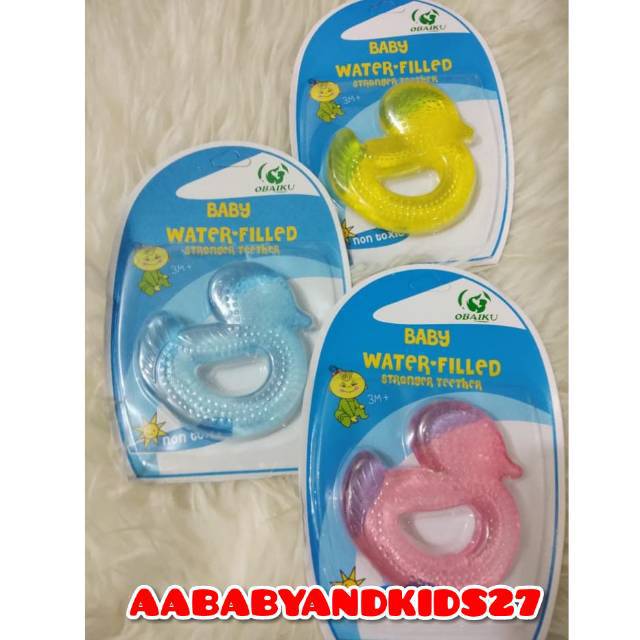 MAINAN GIGITAN BAYI TIPE AIR OBAIKU-BABY WATER FILLED OBAIKU