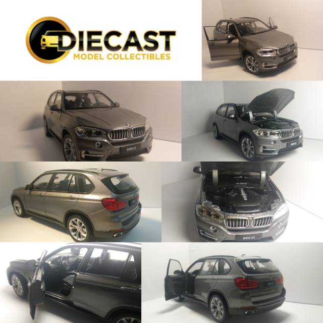 DIECAST Mobil BMW X5 (BMW AG Resmi) SKALA 1:24