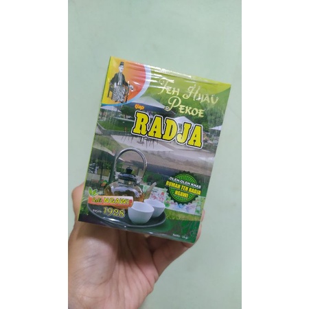 

Teh hijau pekoe tjap RADJA