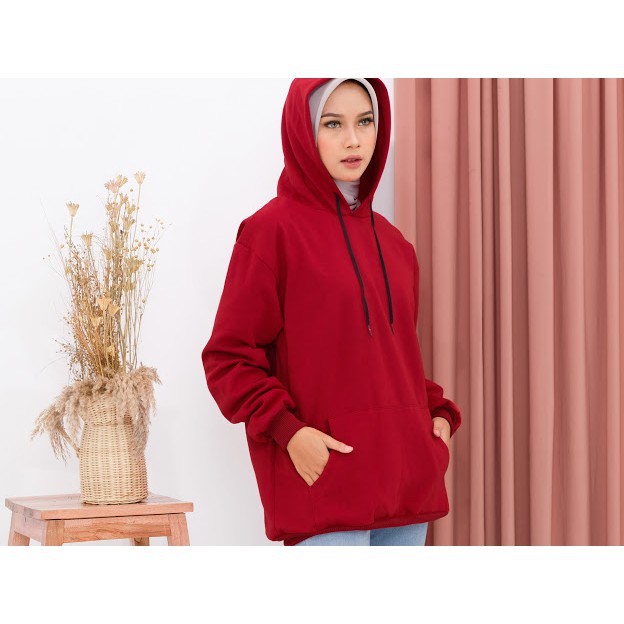 Sweater Hoodie Oversize Polos Jaket Pria Wanita Premium Switer