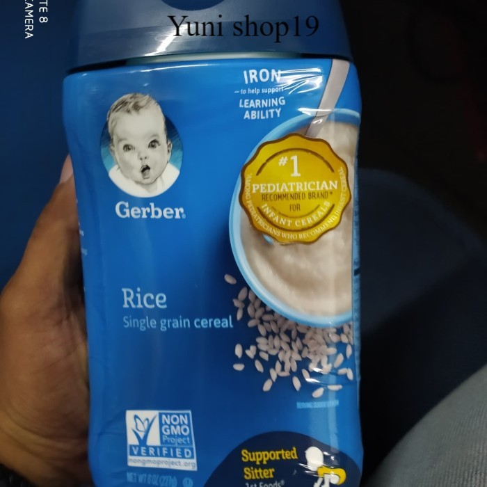 

gerber rice cereal