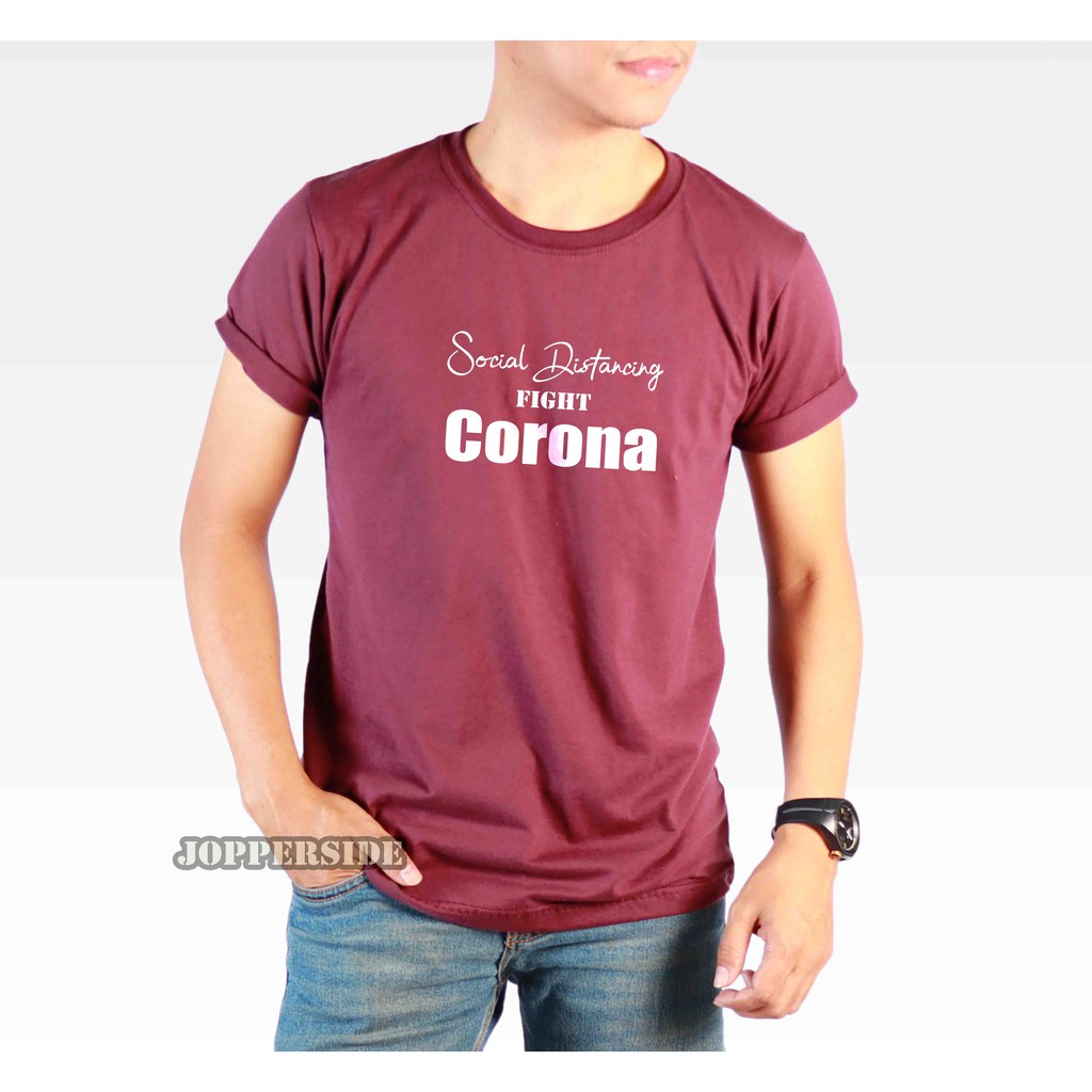 JOPPERSIDE T SHIRT KAOS DISTRO CORONA KORONA PRIA ORIGINAL PREMIUM TS84