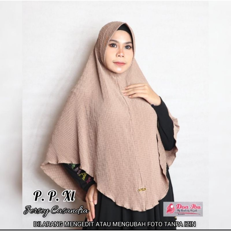 Hijab plisket jumbo ori DOI