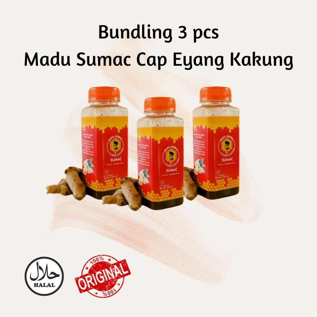 MADU SUMAC HERBAL PENCEGAH VIRUS Madu Sumac Cap Eyang Kakung Madu Herbal Meningkatkan Imun
