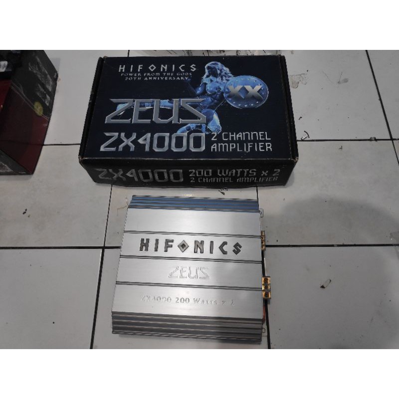 Power Amplifier Hifonics Zeus ZX4000 Special Edition 20 th