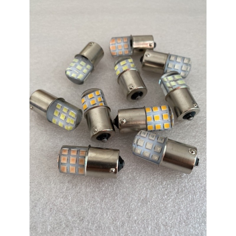 24 Volt Bayonet Kaki 1 Lampu Bemper sein Truk Bis 18 Led Nyala kedip JELLY