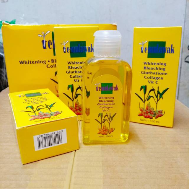 Toner Temulawak Bleaching Collagen 100ml ORIGINAL