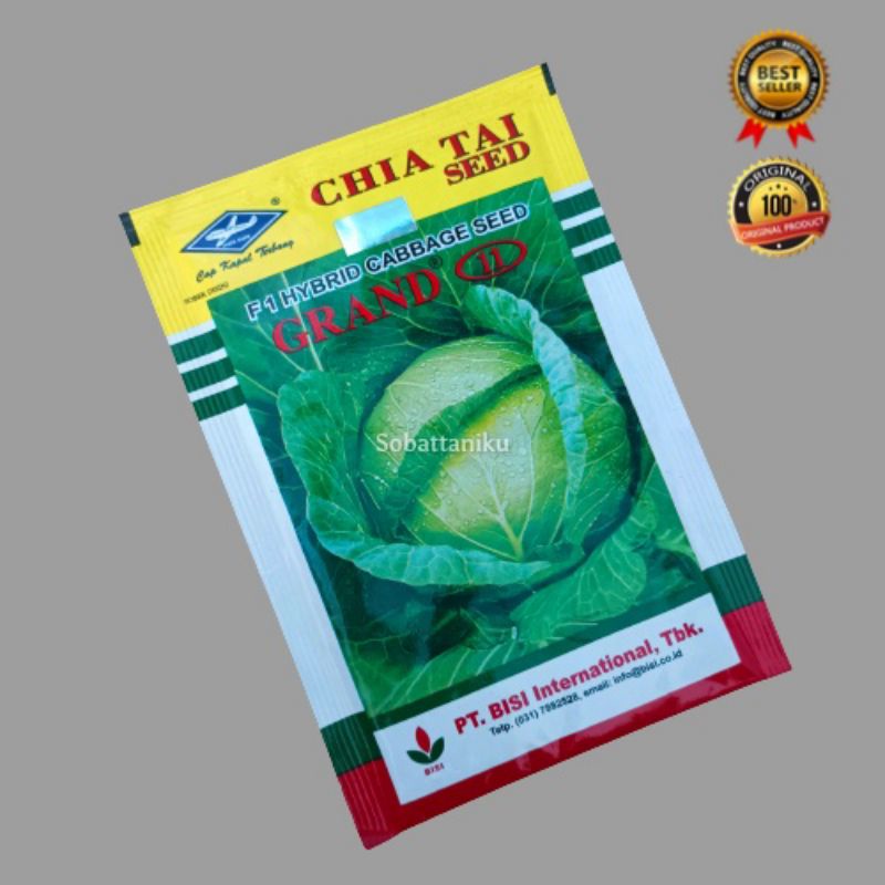 Jual Benih Kubis Hibrida Kubis GRAND 11 BISI Chia Tai Seed | Shopee ...