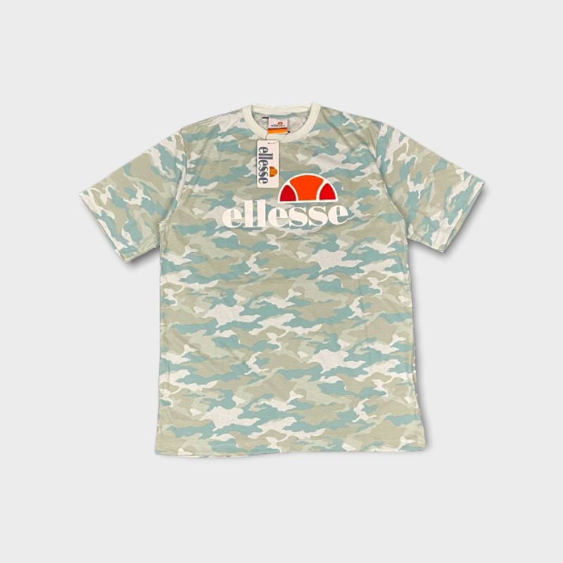 KAOS ELLESSE CAMO HIJAU