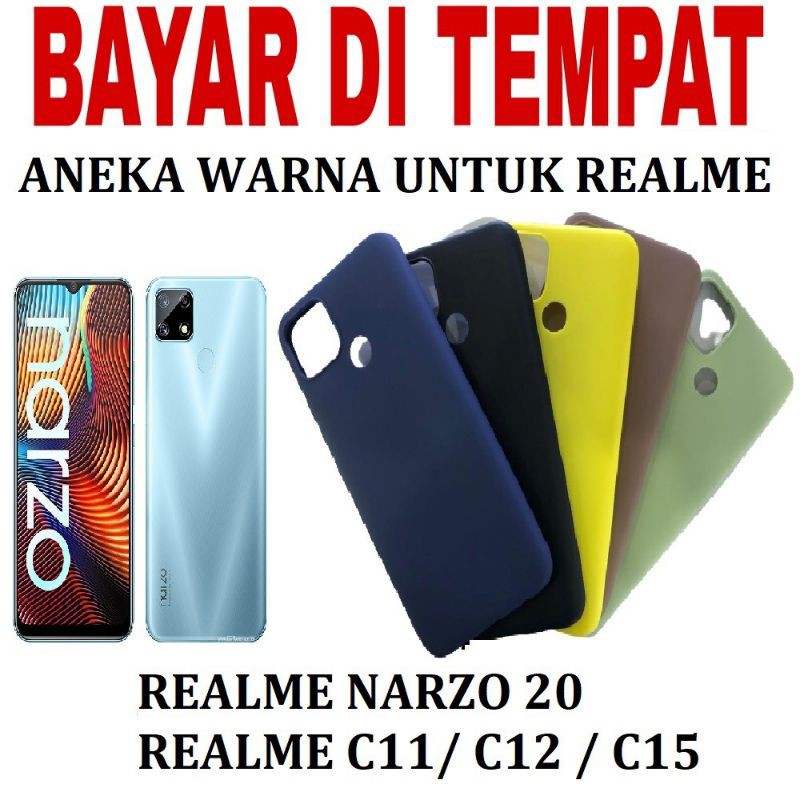 Softcase kesing Realme Narzo 20 / narzo 30A / C11 / C12 / C15