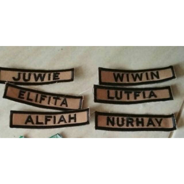 

[TDK FULL BLOCK] Name tag 1 baris