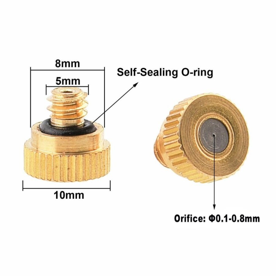 Mist Nozzle 0.1 mm 0.1mm For Misting Humidifier Type A01