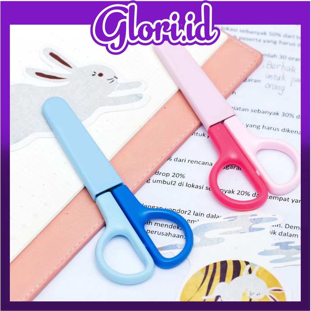 

GLORI.ID Gunting Sekolah ujung tumpul aman digunakan S013
