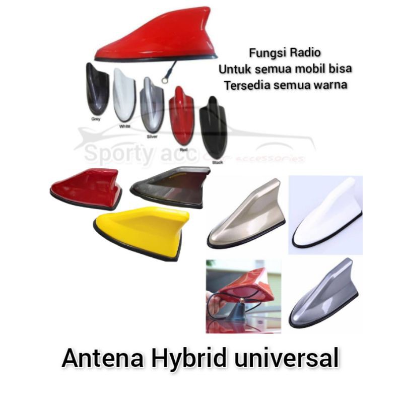 Antena sirip hiu hibrid js racing universal