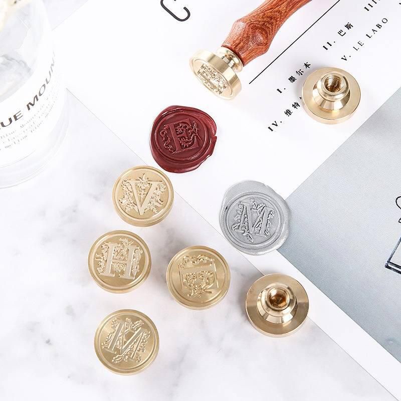 

RB Wax Seal Stamp Head - Kepala Stamp Lilin Inisial Huruf A - Z