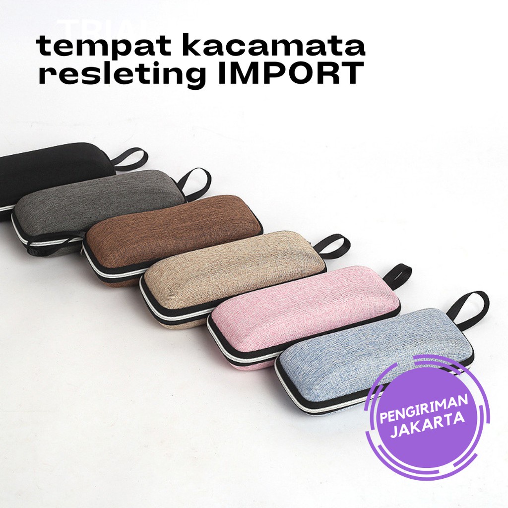 Tempat Frame Kacamata Pria Wanita Box Reseleting Kotak Kacamata