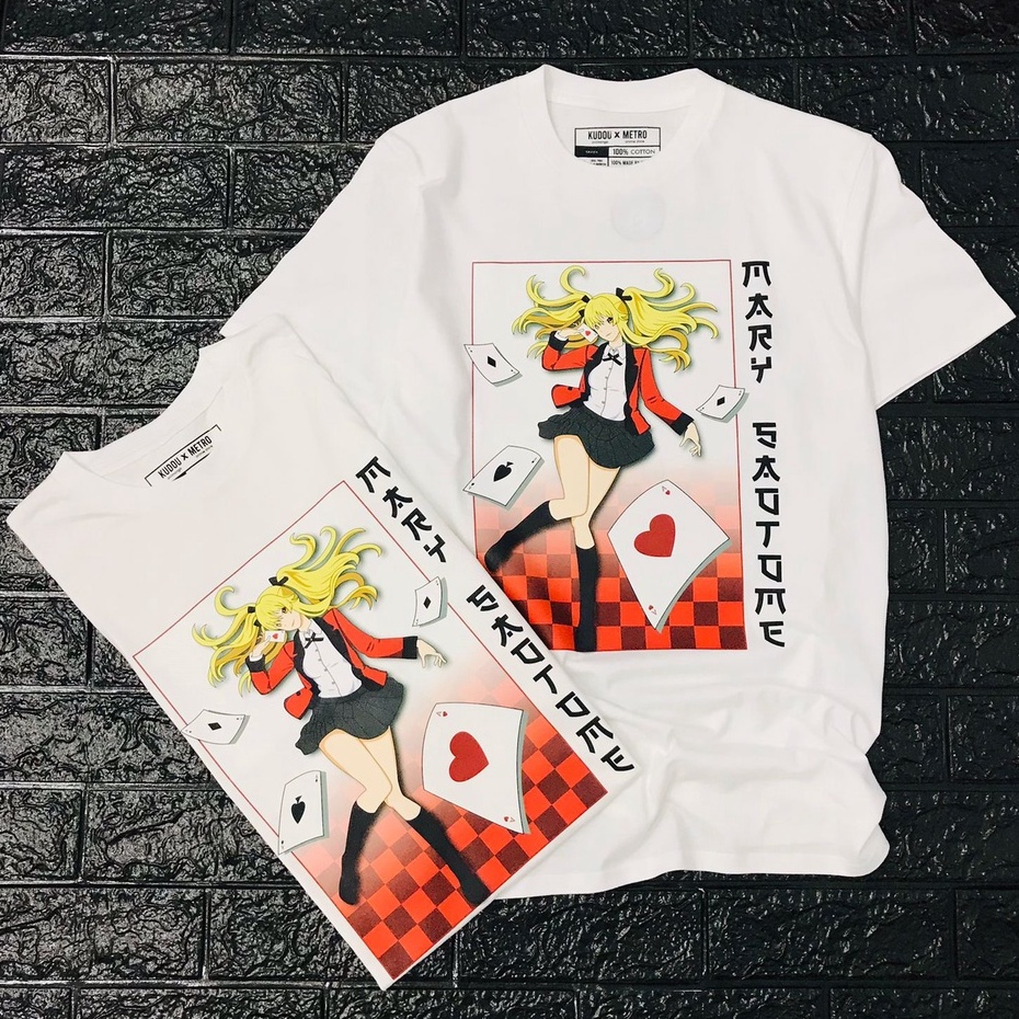 Tshirt Mary Saotome Kakegurui Anime Manga Premium Unisex