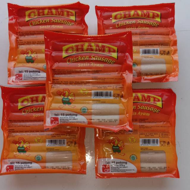 

Champ sosis ayam isi 15pcs