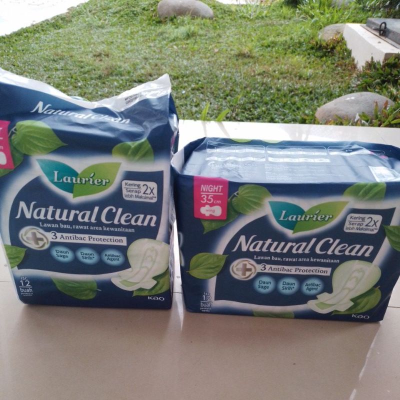 laurier natural clean night 35cm isi 12