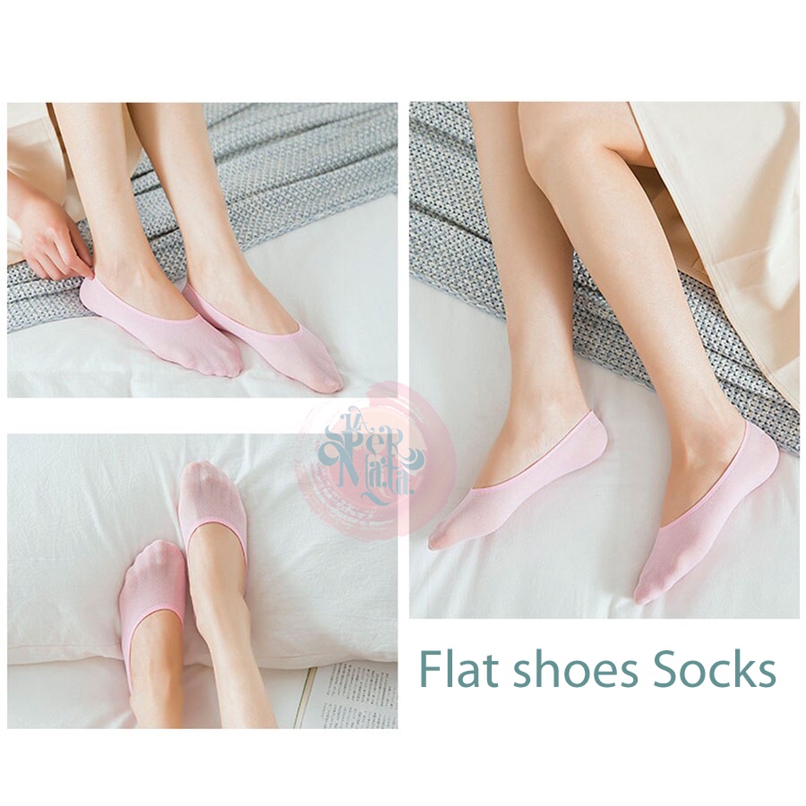 Kaos Kaki Balet / Flat Shoes Socks Kaos Kaki Hidden Socks Murah - LPM Shop