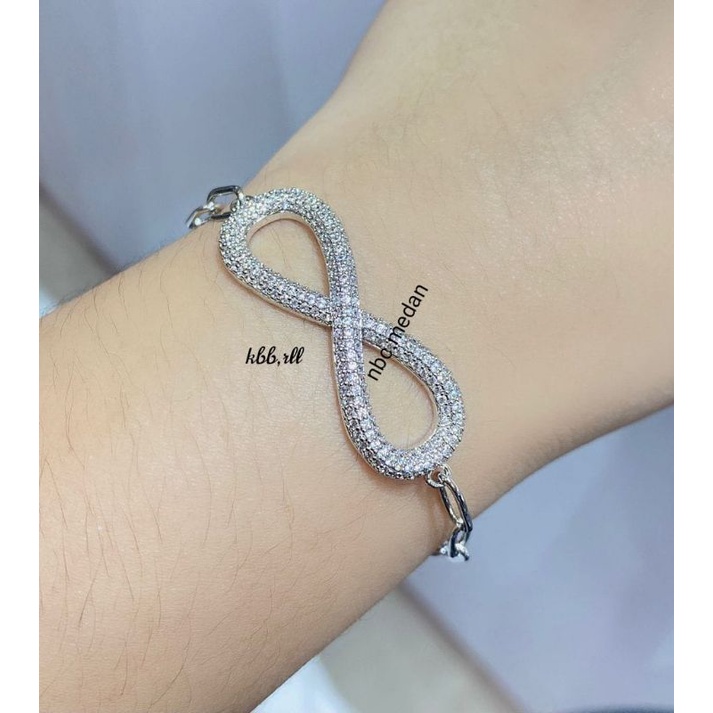 Gelang serut vier,titanium lapis emas 18,22k,serut,mewah cocok sehari,cocok buat yg alergi aloy xuping,