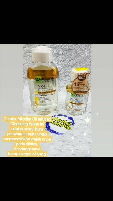 GARNIER MICELLAR OIL INFUSED CLEANSING WATER