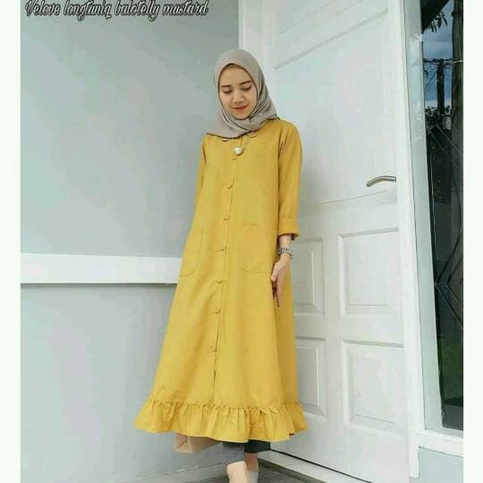 BAJU ATASAN DRES WANITA  velove tunik murah / grosir baju hijab/ grosir baju wanita