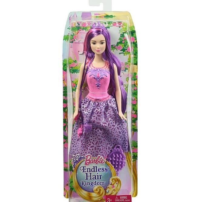 Barbie Endless Hair Kingdom Doll Purple