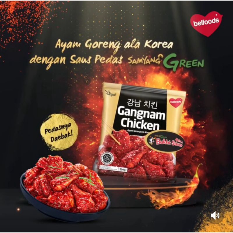 

Belfoods Premium Royal Gangnam Chicken Ala Korea