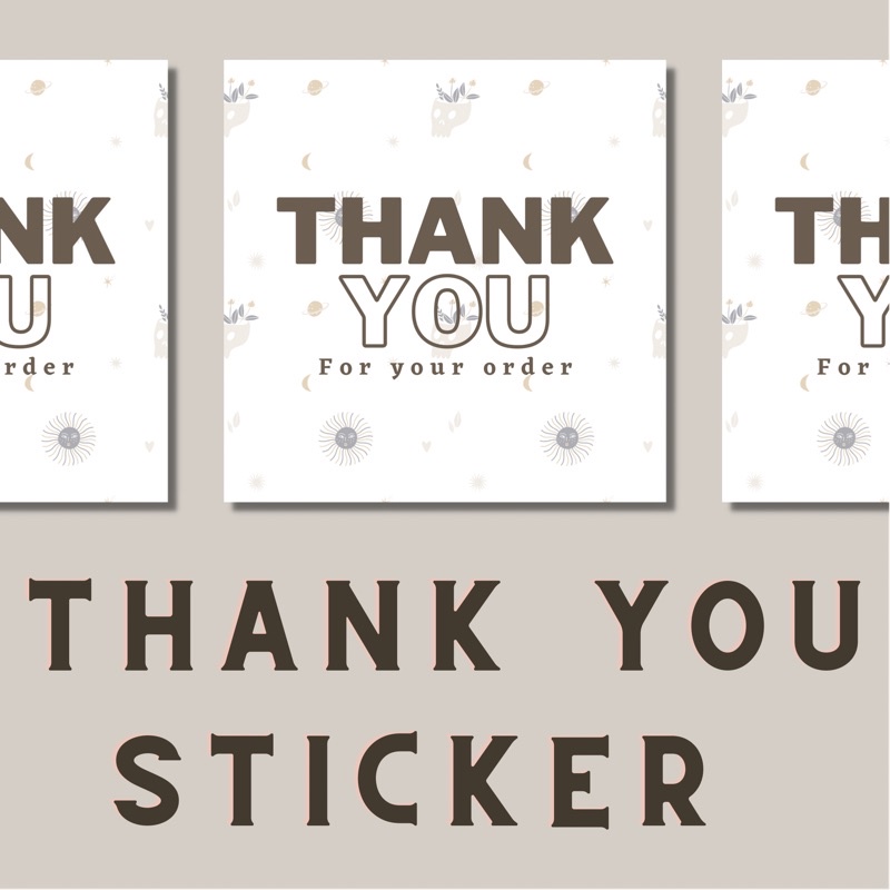 

STICKER THANK YOU 88