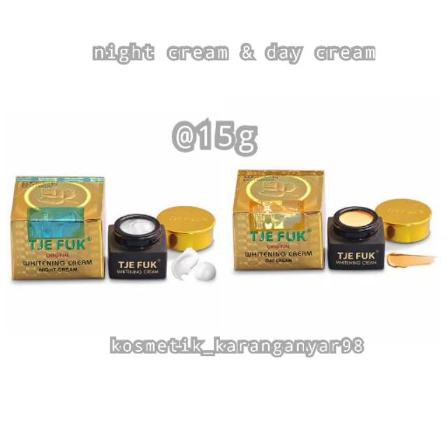 Tje Fuk Whitening Night - Day Cream