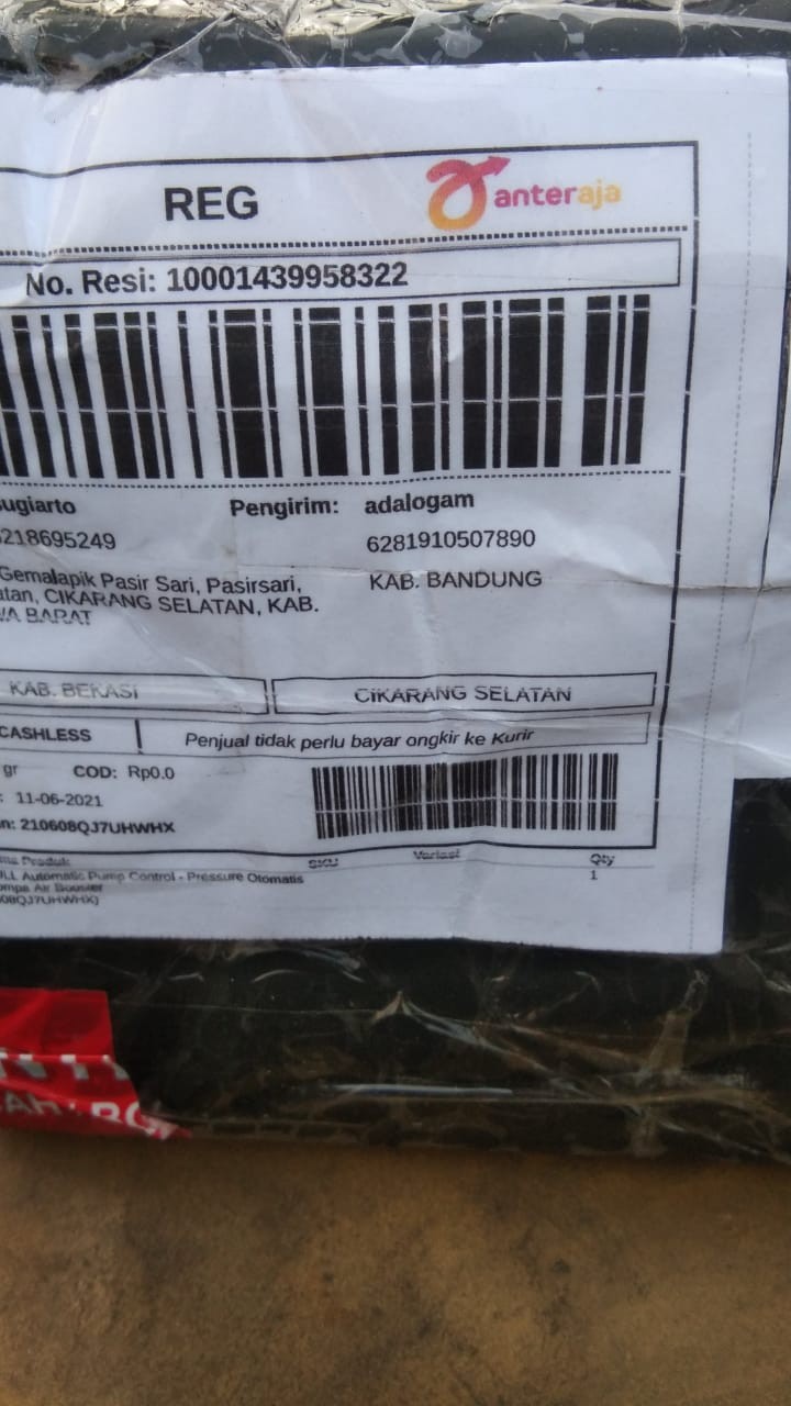 Bull Automatic Pump Control - Pressure Otomatis Pompa Air Booster