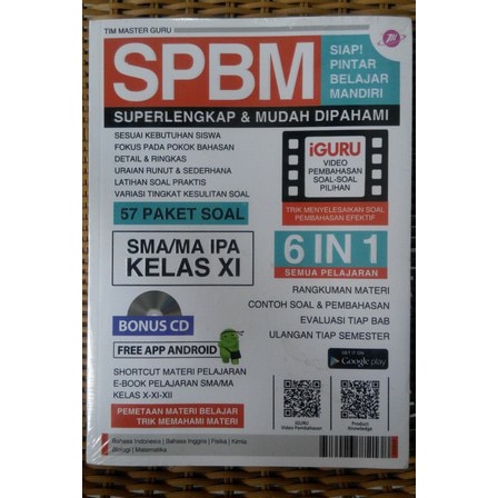 Buku SPBM XI - Siap Pintar Belajar Mandiri kelas XI