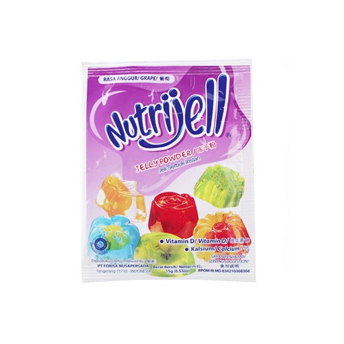 

Nutrijell Jelly Powder Rasa Anggur Kemasan Ekonomis 10 gr