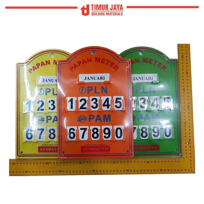 

Kenmaster Papan Plastik Stand Meter PLN PAM