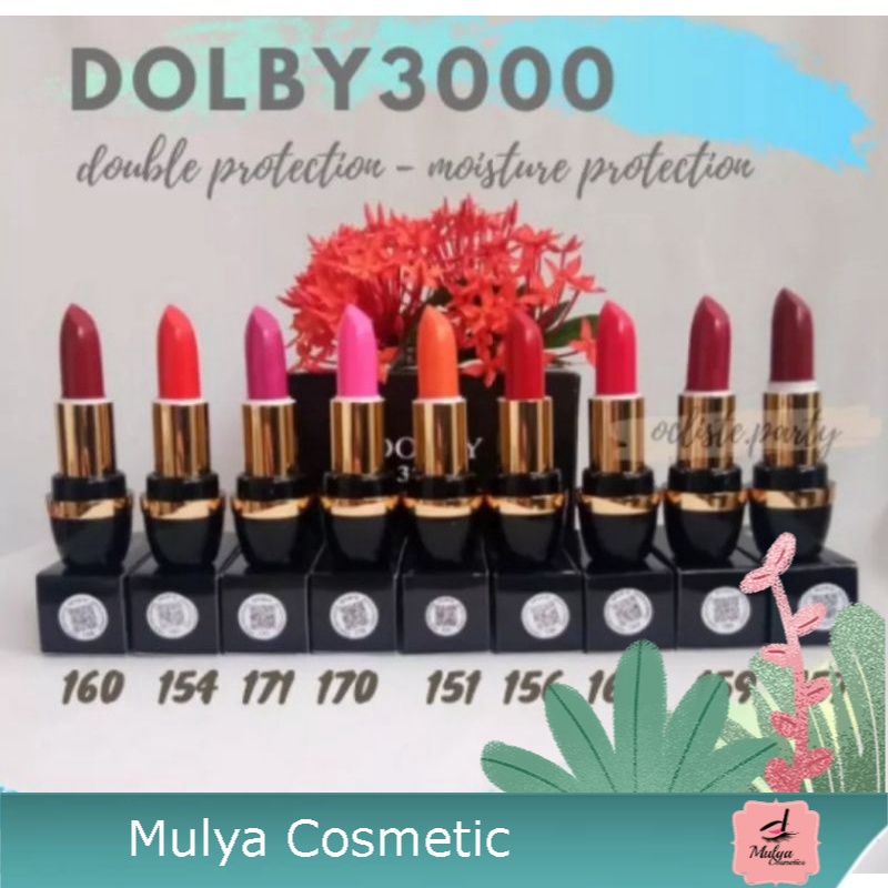 LIPSTIK DOLBY 3000 TAHAN LAMA DAN LEMBUT DI BIBIR [PER PCS]