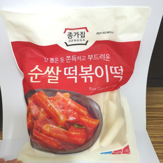 

[Jongga Rice Cake Stick Type - Tokpokki 1Kg]