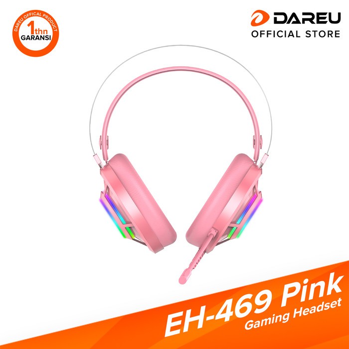 DAREU EH-469 Pink Edition Gaming Headset Kitty