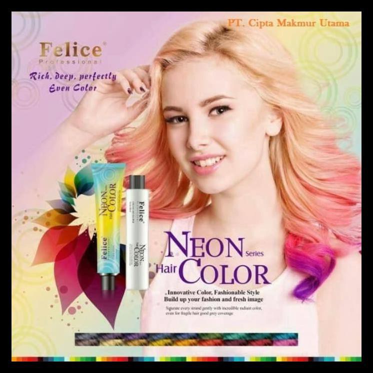 Promo Felice Neon Hair Color / Cat Rambut 60Ml