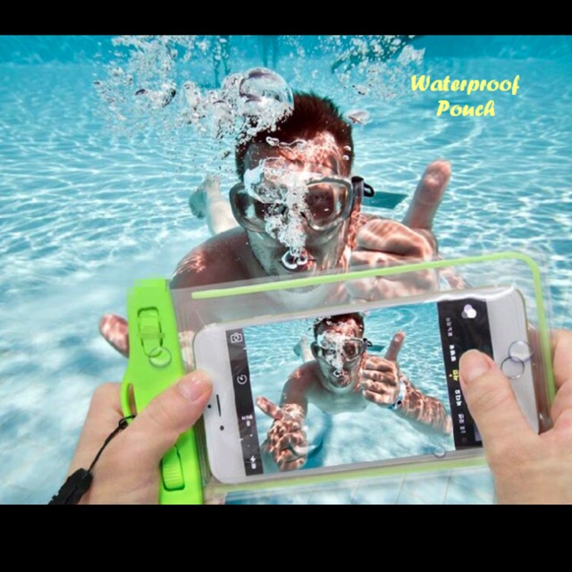 Waterproof pouch sarung hp anti air GLOW IN THE DARK