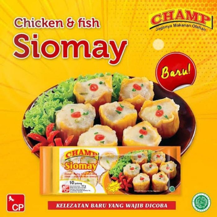 Champ Siomay Ayam &amp; Udang Isi 10 Pcs