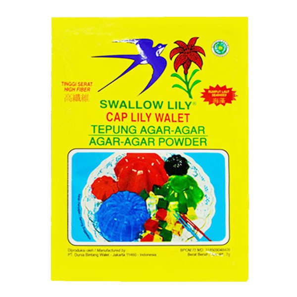 

Swallow Lily Agar-Agar Putih 7 Gr